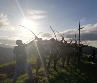 La manche de Monte Castillo Puente Viesgo, en Espagne, les 30 et 31 août 2025.